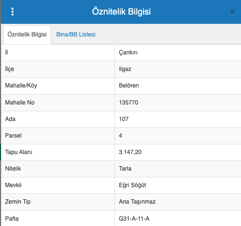 ÇANKIRI ILGAZ'DA 3.147 M2 SATILIK TARLA